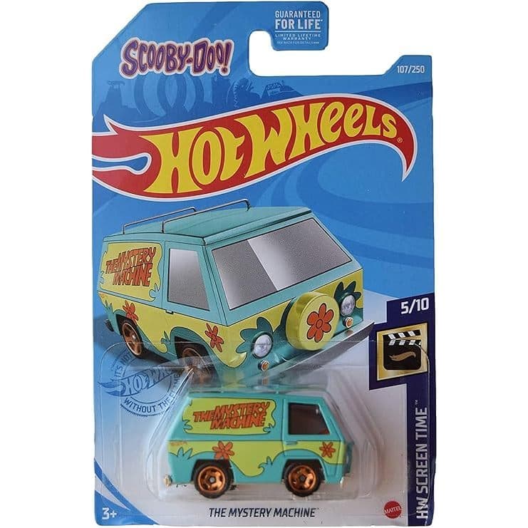 Carrinhos temáticos Hot Wheels Bat Boats / Mystery Machine / Barbie / Armadillo / Monster High / Knight Rider