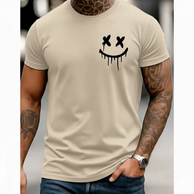 Camiseta Casual T-Short Slim Clássica