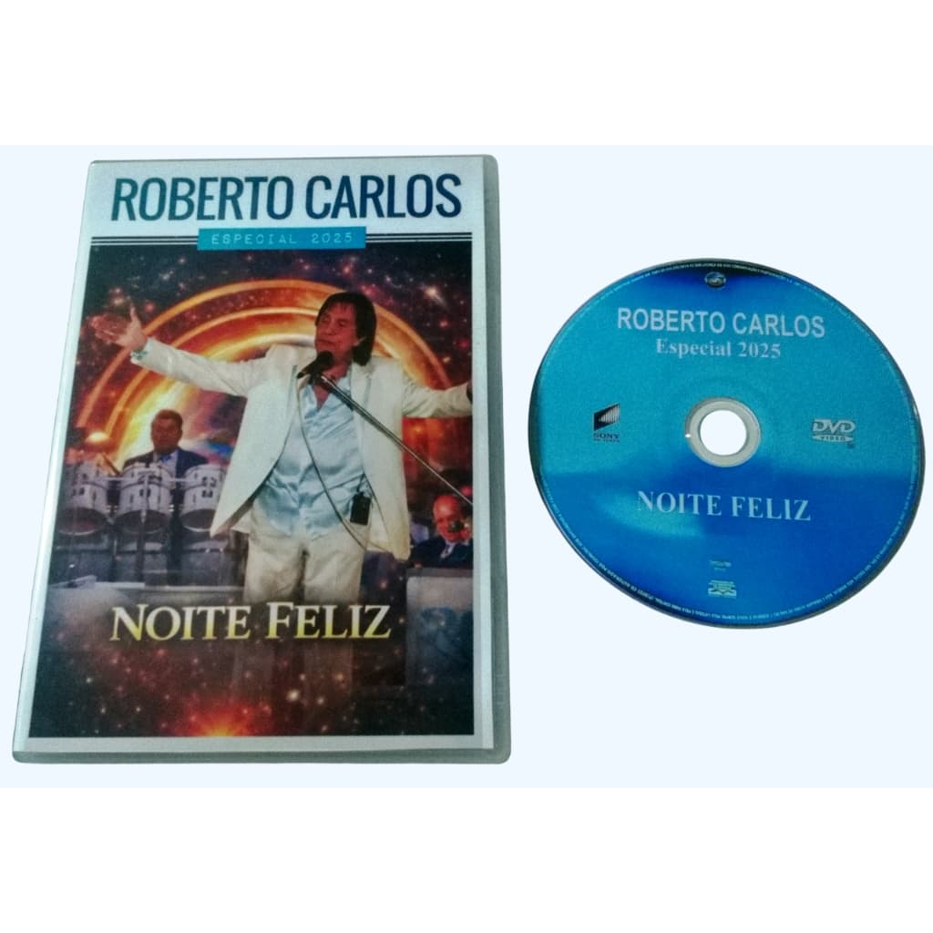 DVD ROBERTO CARLOS ESPECIAL 2025 (ESPECIAL DE NATAL) NOITE FELIZ