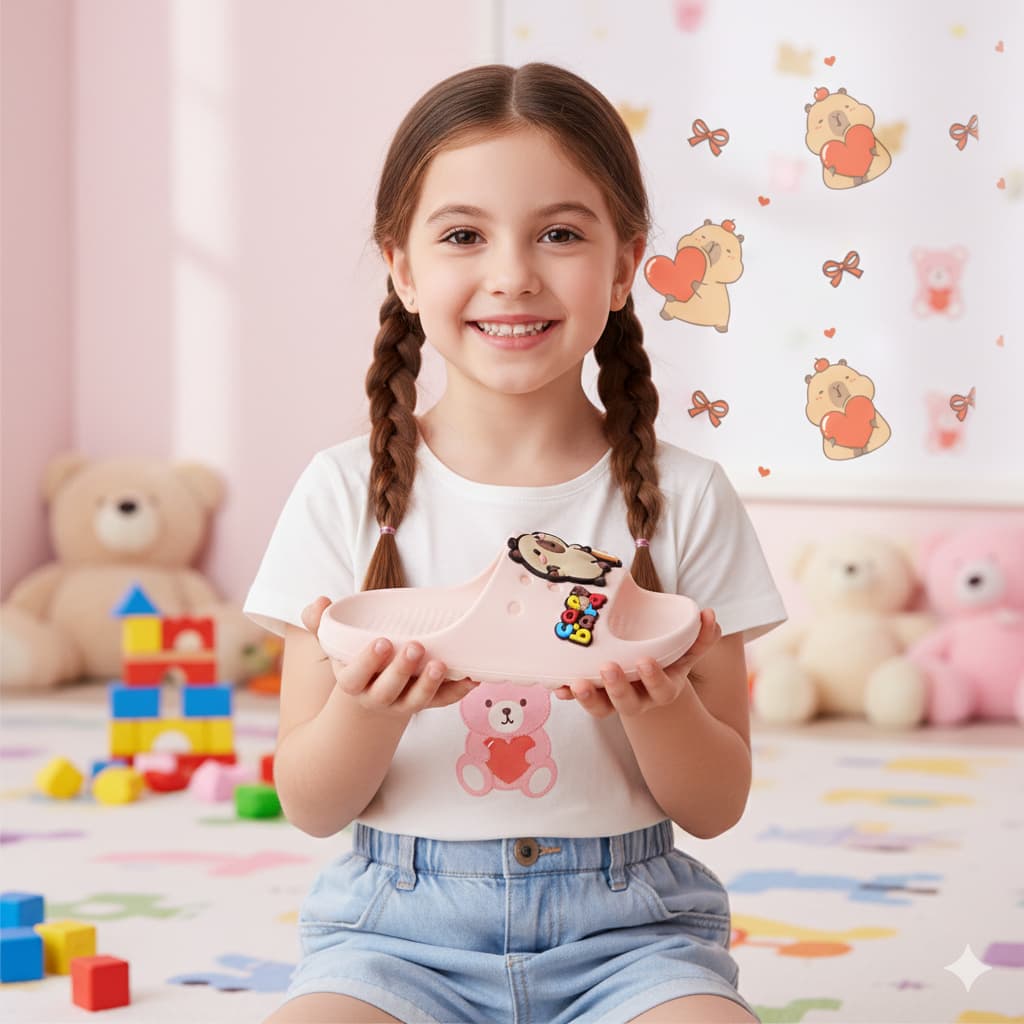 Chinelo Infantil EVA Confortável Antiderrapante Criança Menino Menina Leve e Macio  29/30 ao 33/34