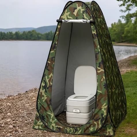 Barraca Banheiro para Vaso Sanitário Portátil Motorhome Sanitário camping Banheiro Portatil Camping