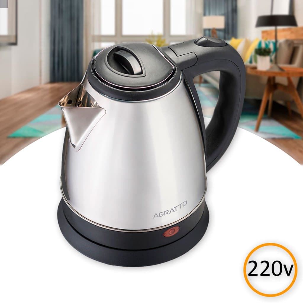 Chaleira Elétrica Térmica Inox 1,8 Litros 1000w 220v Agratto