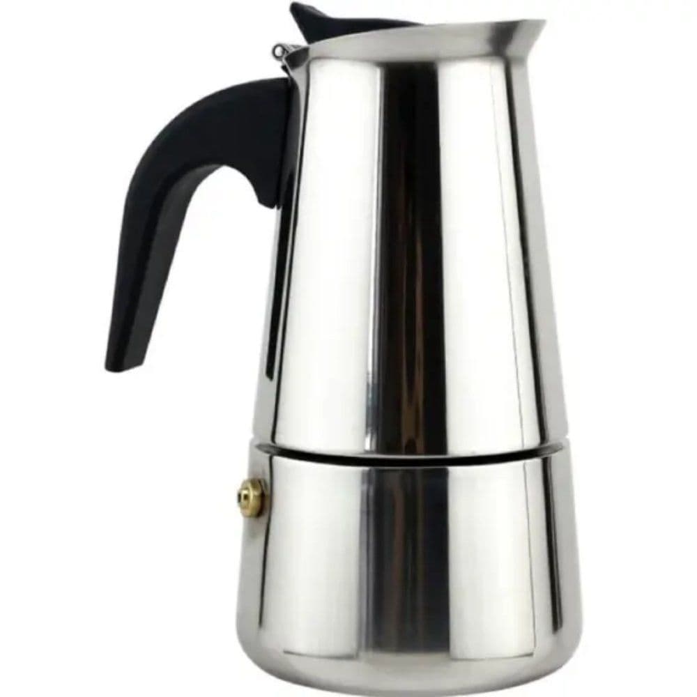 Cafeteira Italiana Inox Alta Qualidade 6 Xícaras Design Tradicional Prática Durável