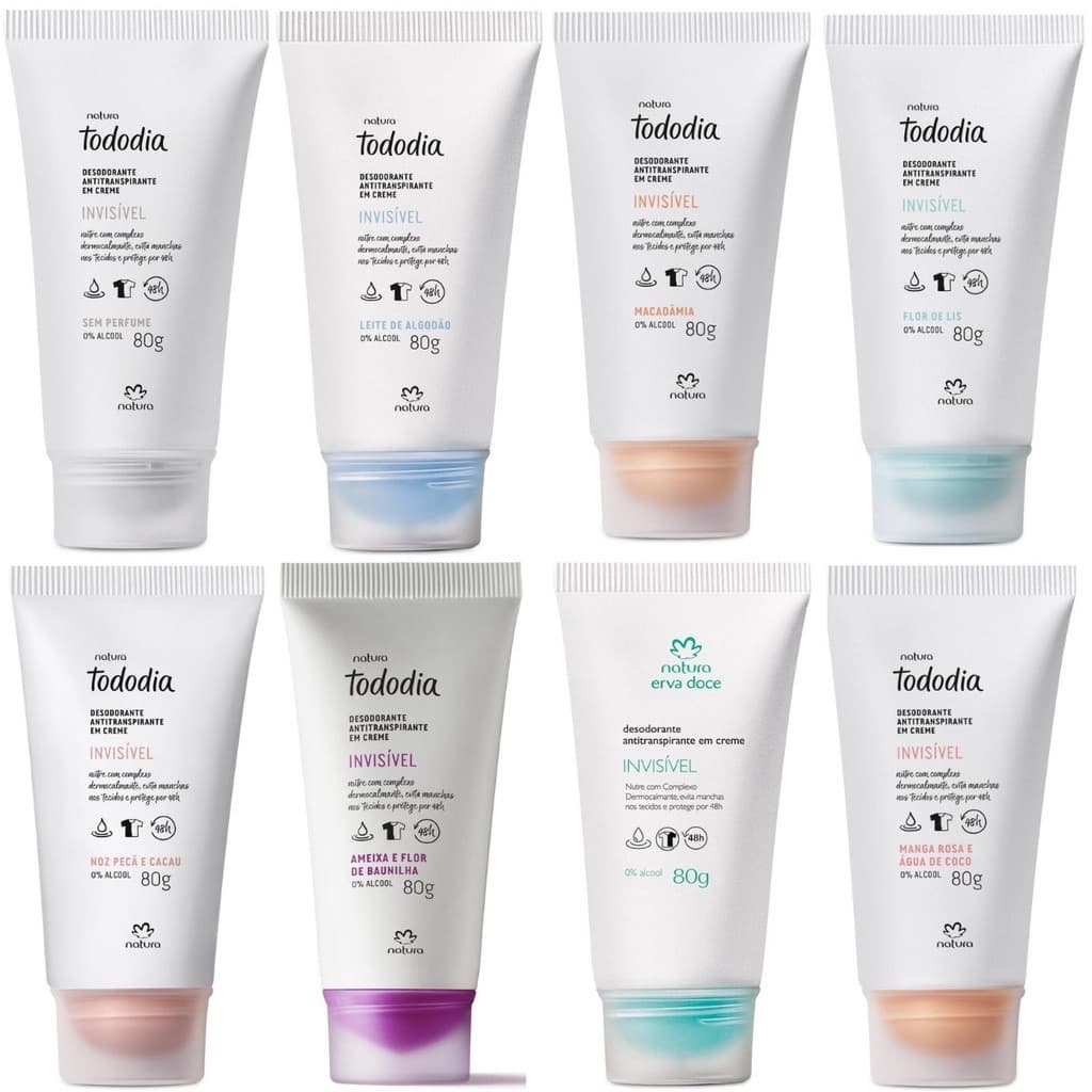 DESODORANTE ANTITRANSPIRANTE EM CREME TODO DIA 80G NATURA
