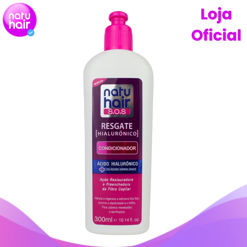 Condicionador Nutritivo Natuhair Resgate Hialurônico 300ml