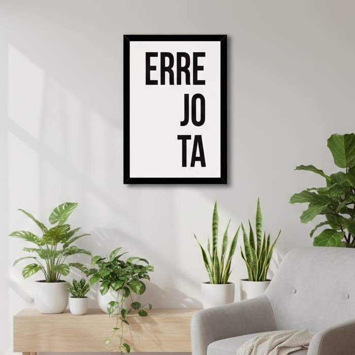 Quadro Decorativo ERREJOTA Moldura Caixa TokQuadros