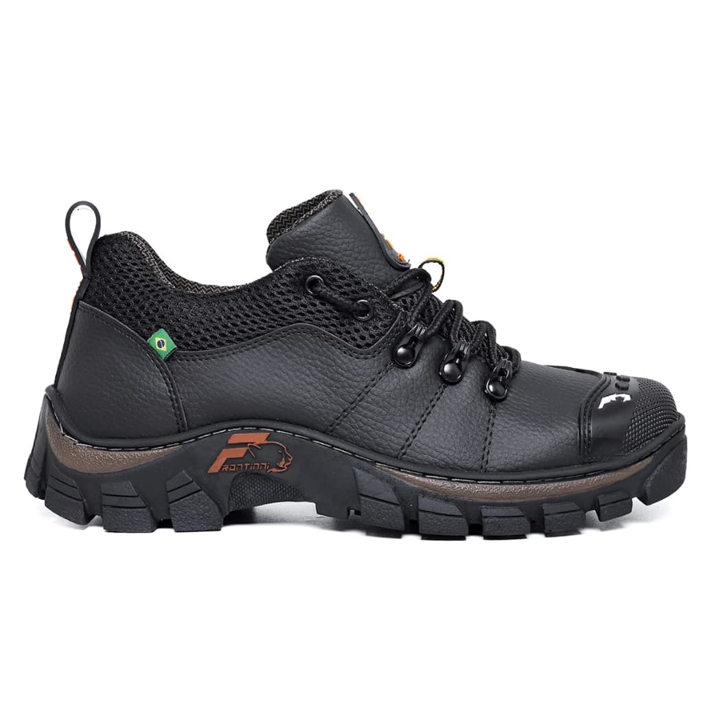 Coturno Bota  Masculino Bico Emborrachado Adventure Palmilha Gel