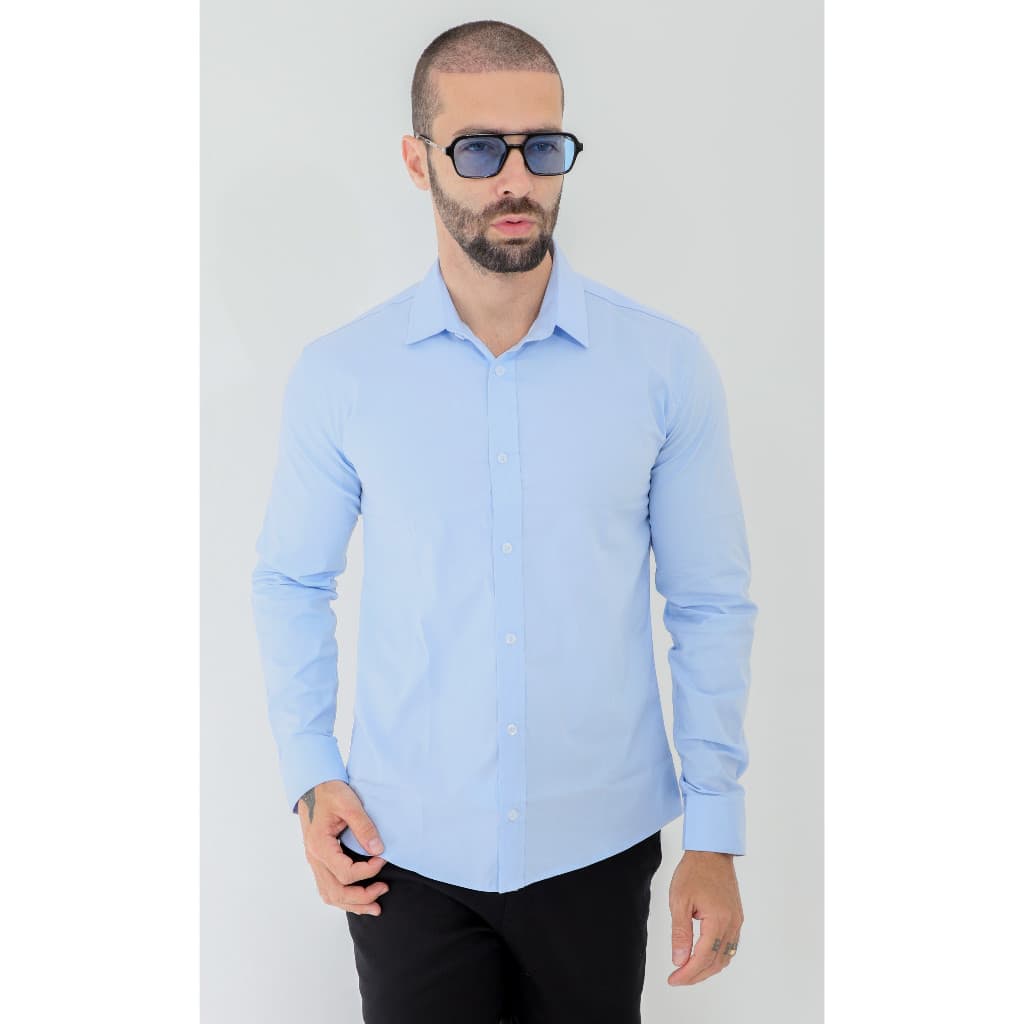 Camisa Slim Fit Masculina RR JEANS
