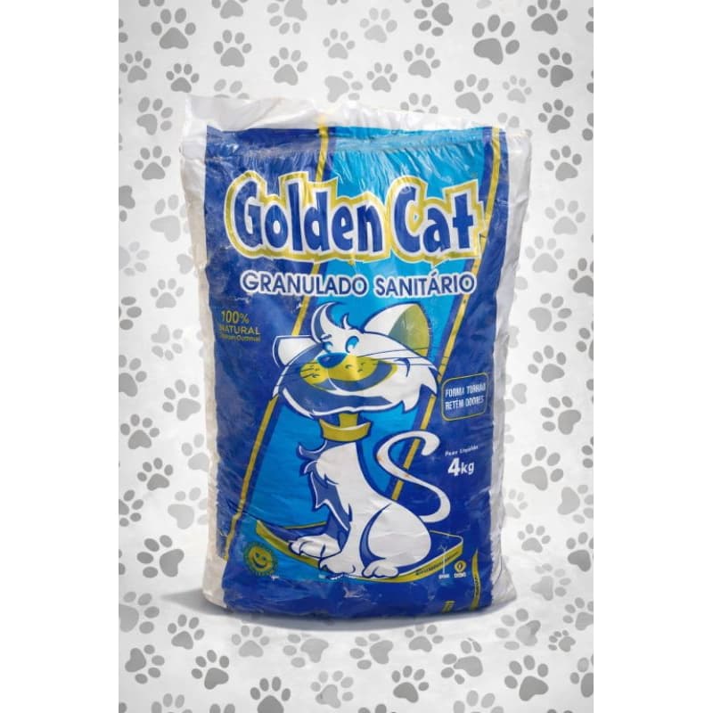 Granulado Sanitário Golden Cat 4kg Areia Higiênica para Gatos