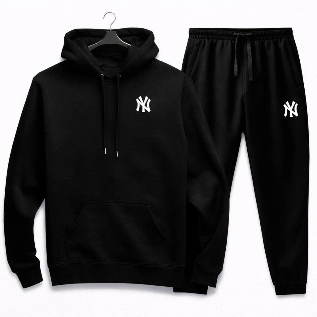 Conjunto Moletom Masculino Estiloso Canguru + Calça Moletom Casaco Com Capuz Unissex