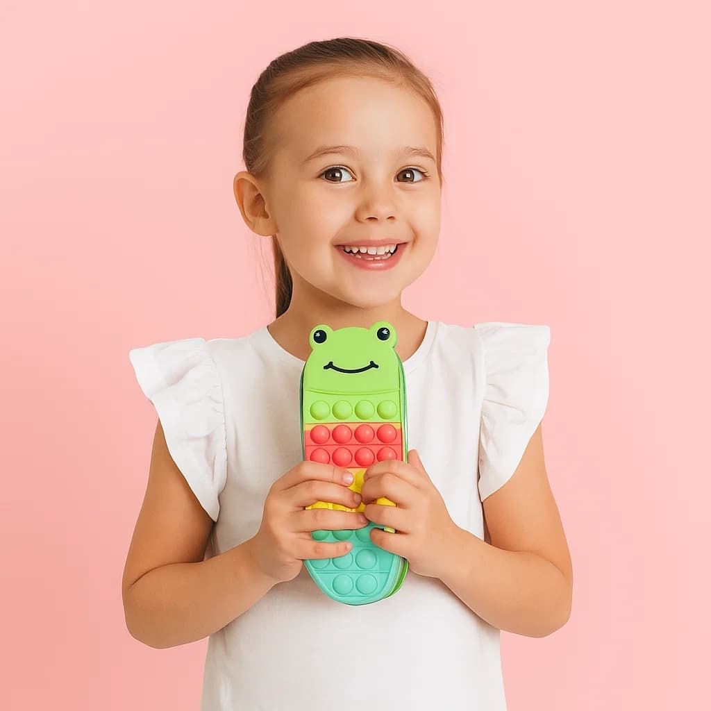 Estojo Escolar Animais Infantil  Material Menino Menina Leva Lapis Corretivo Caneta Tesoura Bolsinha