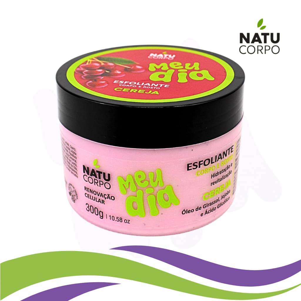 Esfoliante Cereja Natucorpo Meu Dia 300g