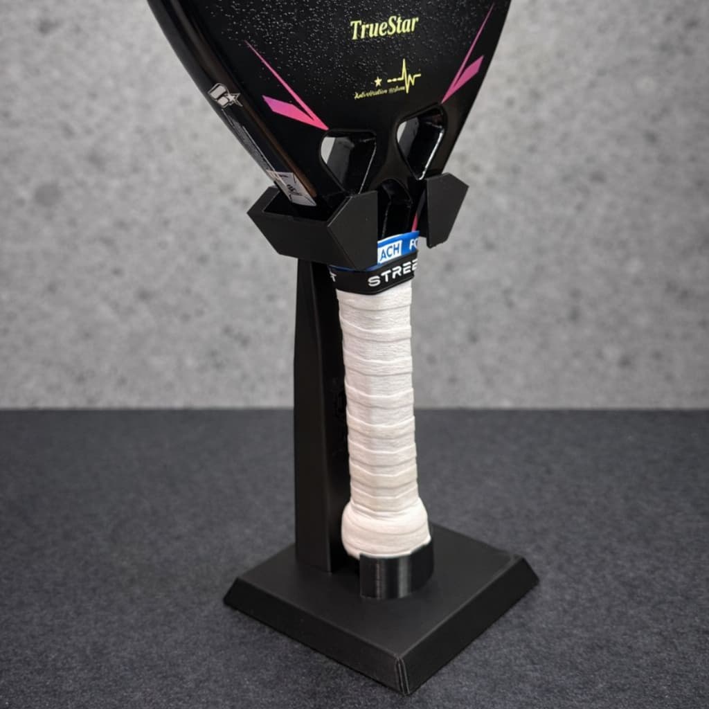 Suporte para Raquete de Padel / Beach Tennis – Organizador Vertical Resistente para Exposição e Proteção