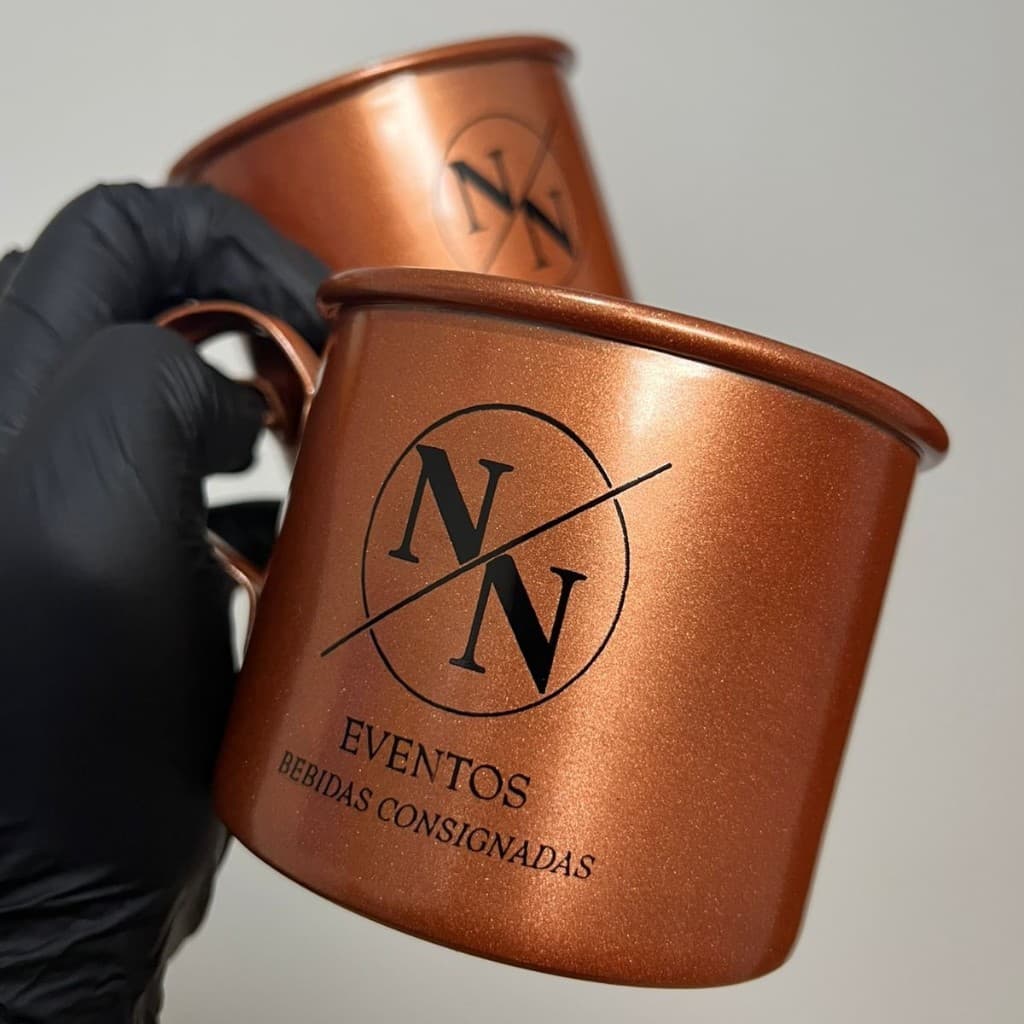 Kit 80 Canecas Moscow Mule Personalizadas 350ml