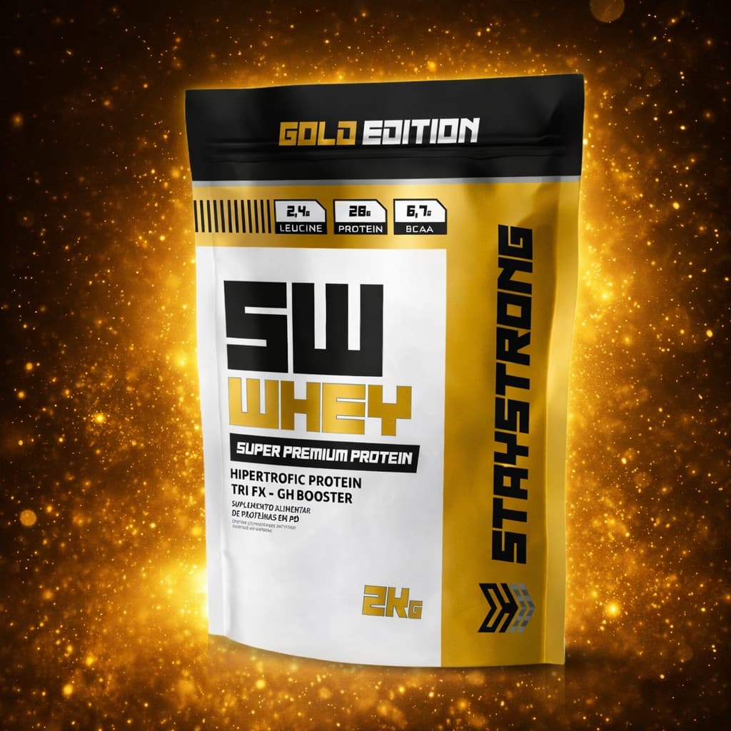 Whey Protein Stay Strong 5W Gold Edition Gostoso Barato Original Vários Sabores