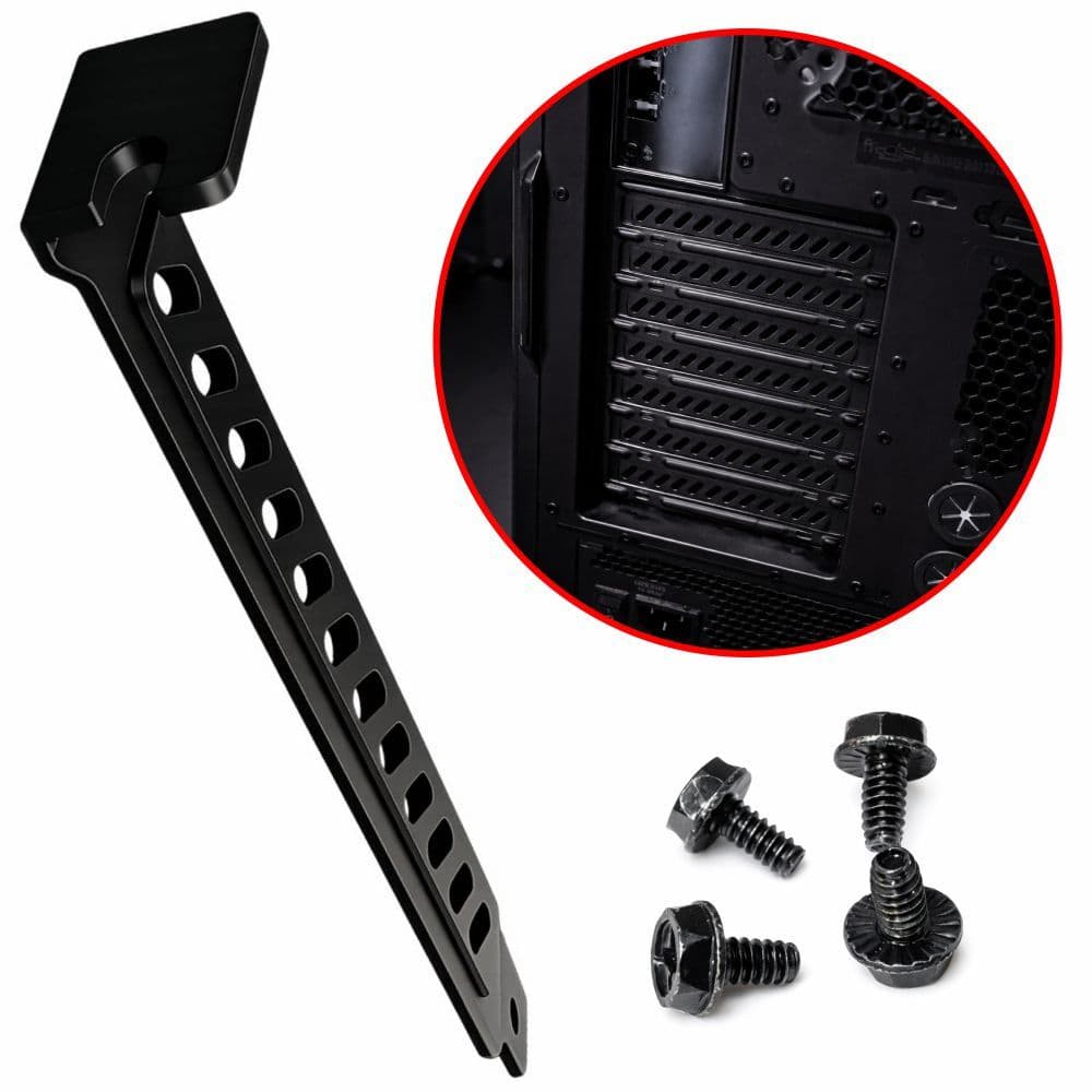 Kit 5 Tampa Traseira Universal Slot PCI Ventilada Espelho Bracket com Parafuso Brinde