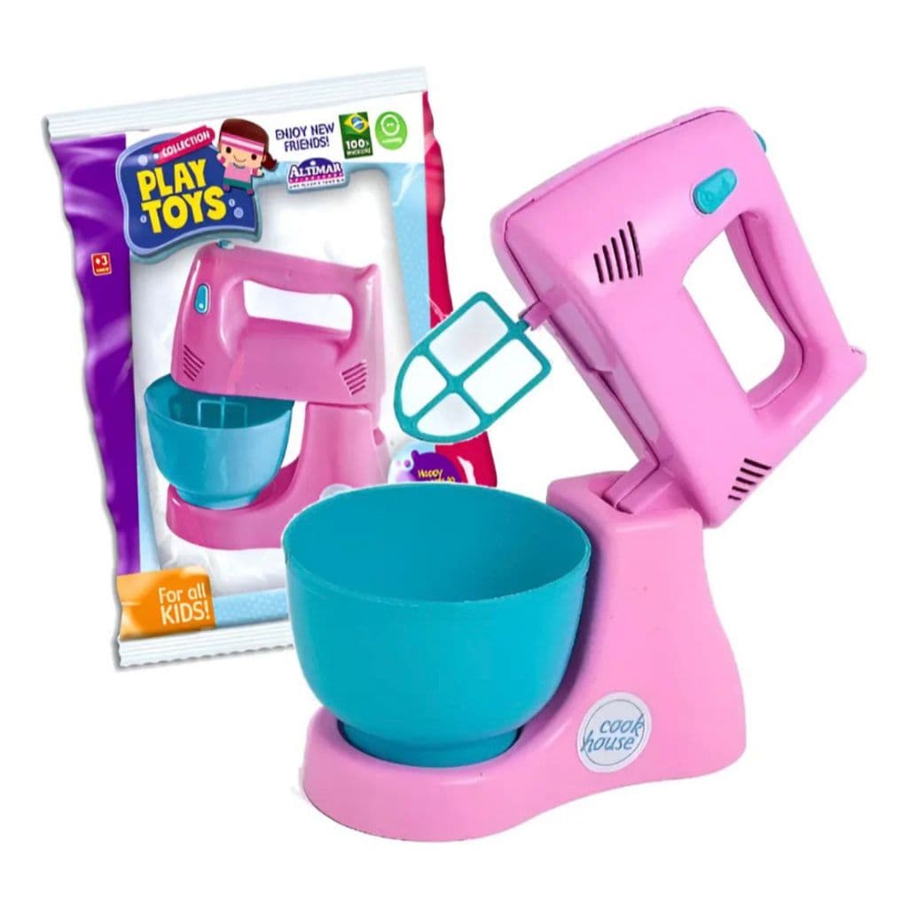 Brinquedo Batedeira Infantil - Cores Vibrantes e Estímulo à Criatividade