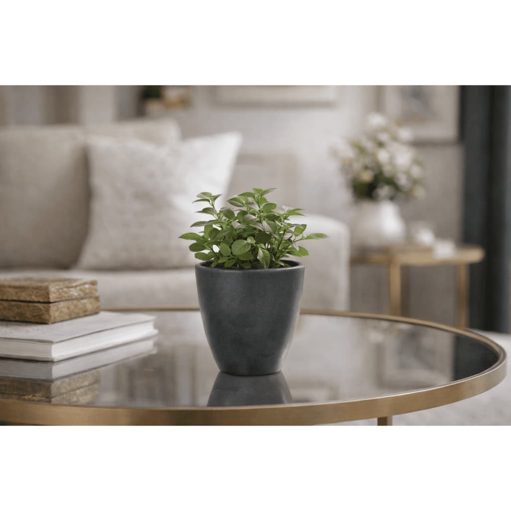 Vaso Decorativo Coimbra Chumbo de 5L, 13L e 78L – Moderno para Sala Mesa e Eventos | Loplast