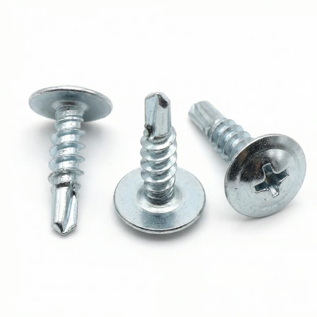 Parafusos Auto Brocante 4,2x13mm Cabeça Flangeada Phillips Aço Zincado Drywall Gesso