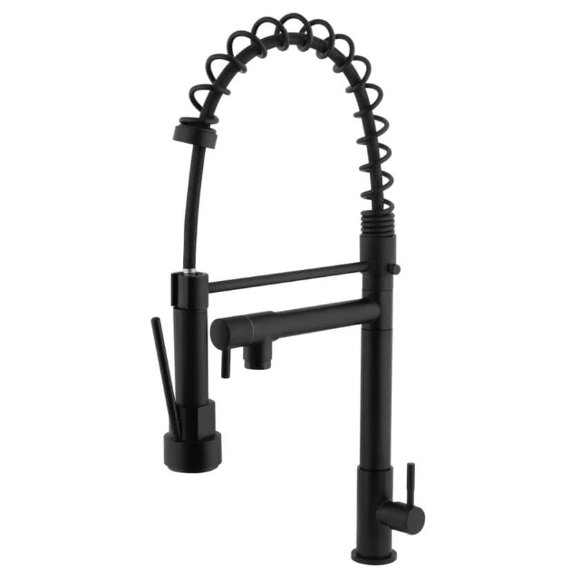 Torneira Bica Móvel Alta Leão de Mesa Gourmet Black 3263