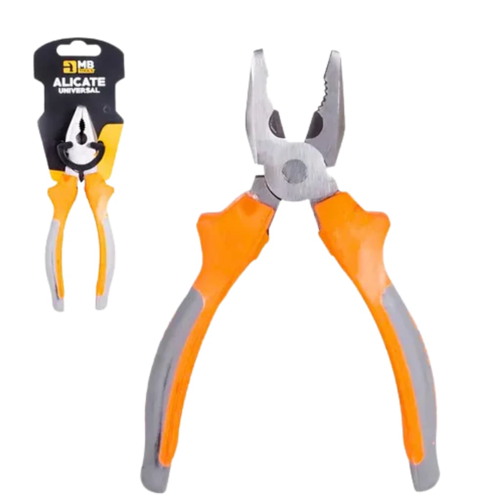Alicate Universal 8'' Mb Tools Cabo Antideslizante Aço Carbono