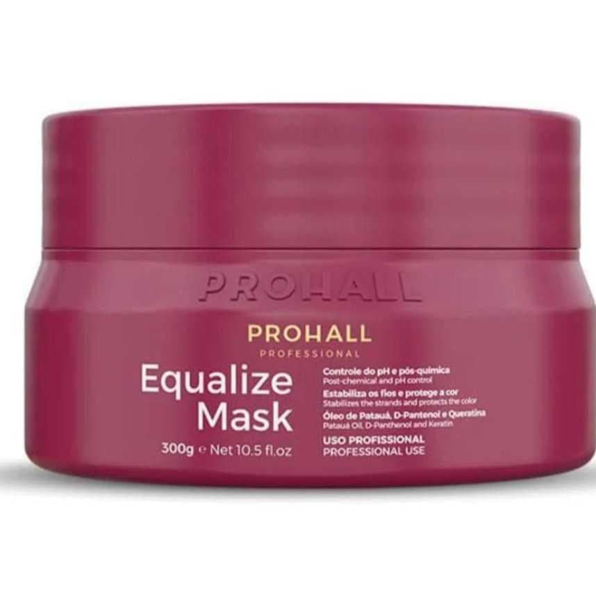 Máscara para Cabelos Danificados Equalize Antiemborrachamento Prohall 300 g