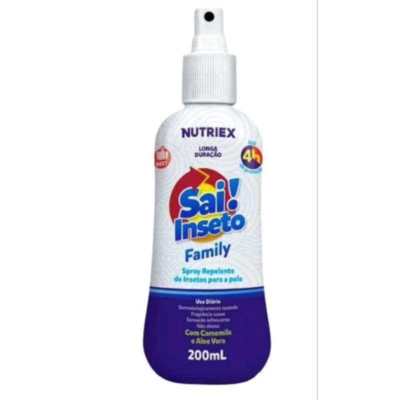 Repelente Spray Sai Inseto Family 4H 100ML