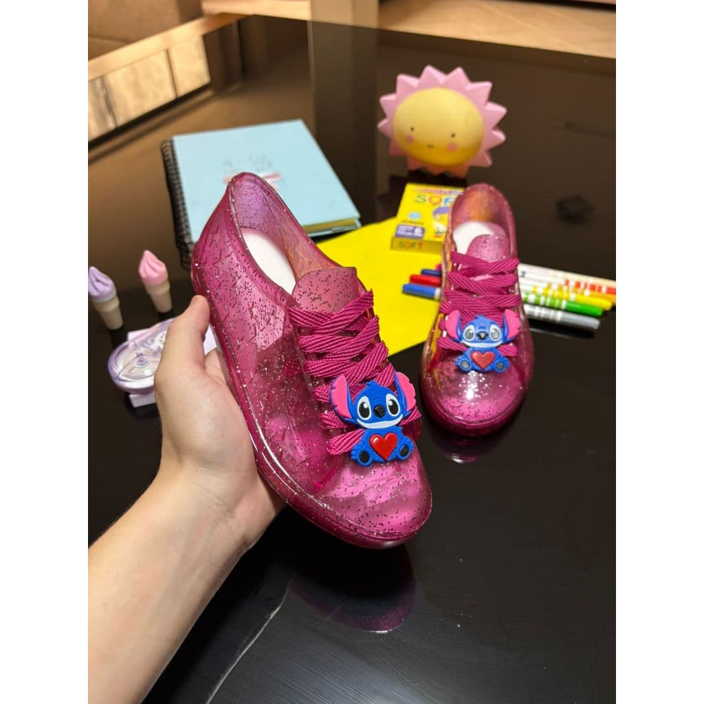 Tênis Infantil Stitch Menina 25 Ao 32 Macio Confortável Calce Facil Lilo Antiderrapante Escola