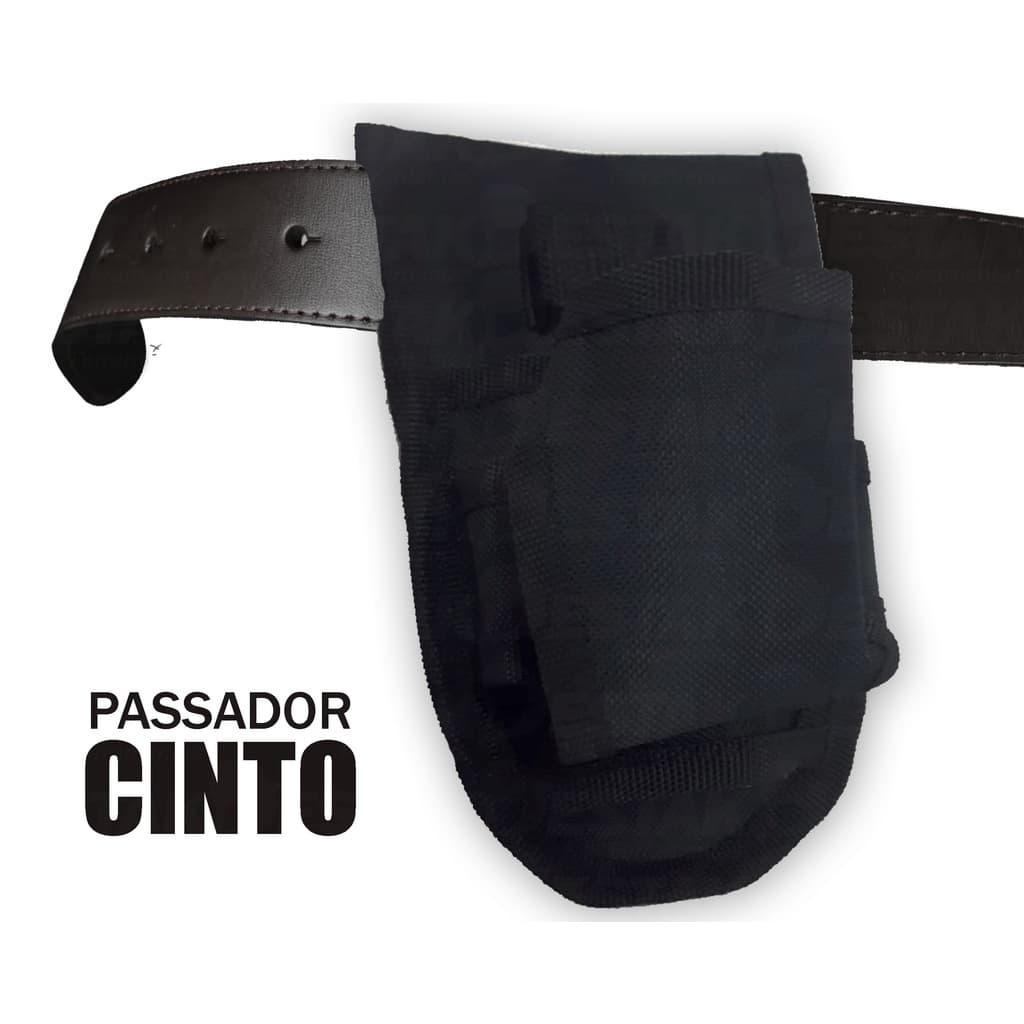 Cinto Porta Ferramentas 4 Bolsos Reforçado Titanium 5493 – Eletricista, Pedreiro e Profissional