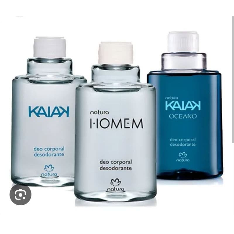 Kit com 3 Refil Deo corporal Masculino Natura 100ml