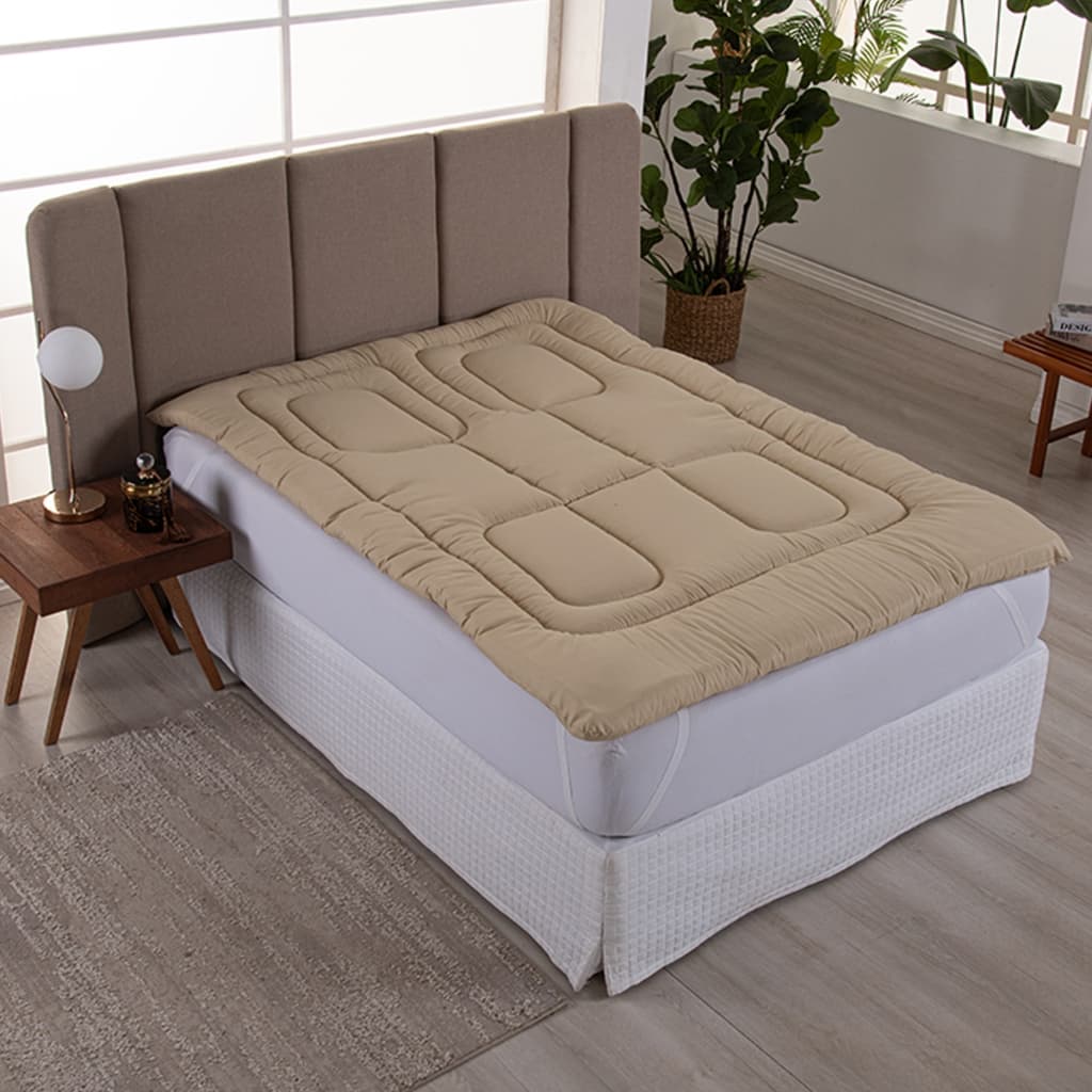 Pillow Top Casal 5cm Espuma Extra Macio Conforto Hotel Luxo