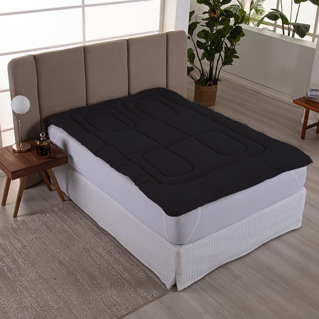 Pillow Top Protetor de Colchão 400 Fios Macio Cama Box Casal King/ envio já