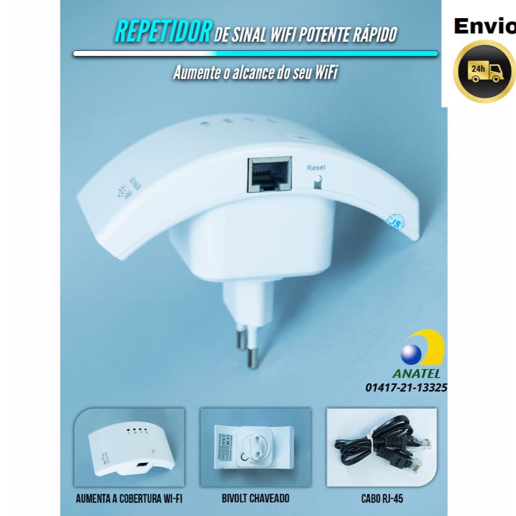 Repetidor De Sinal Wi-fi Expansão 600m
