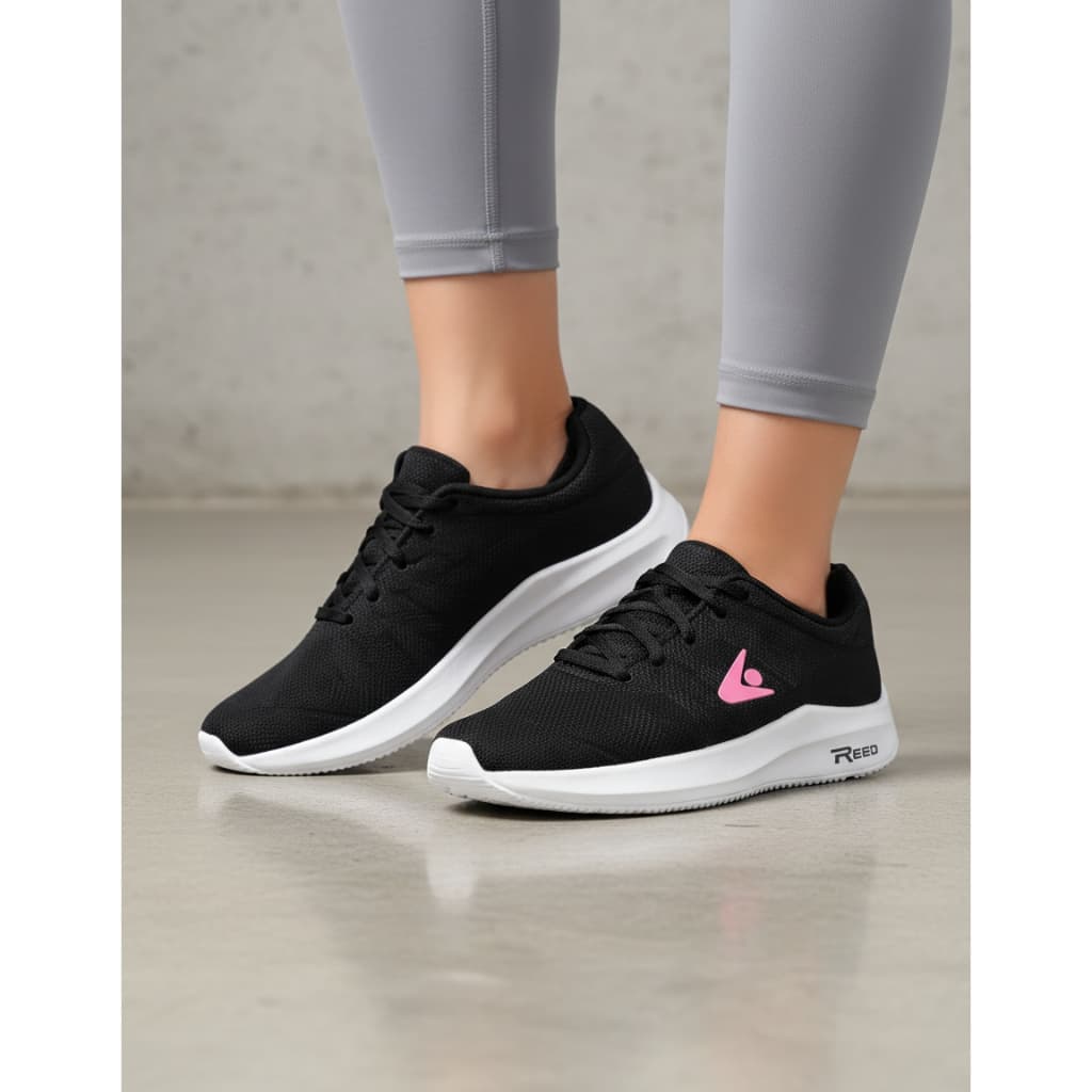 Tênis de Academia Feminino Leve e Confortável Tênis de Treino Fitness Musculação Corrida Caminhada