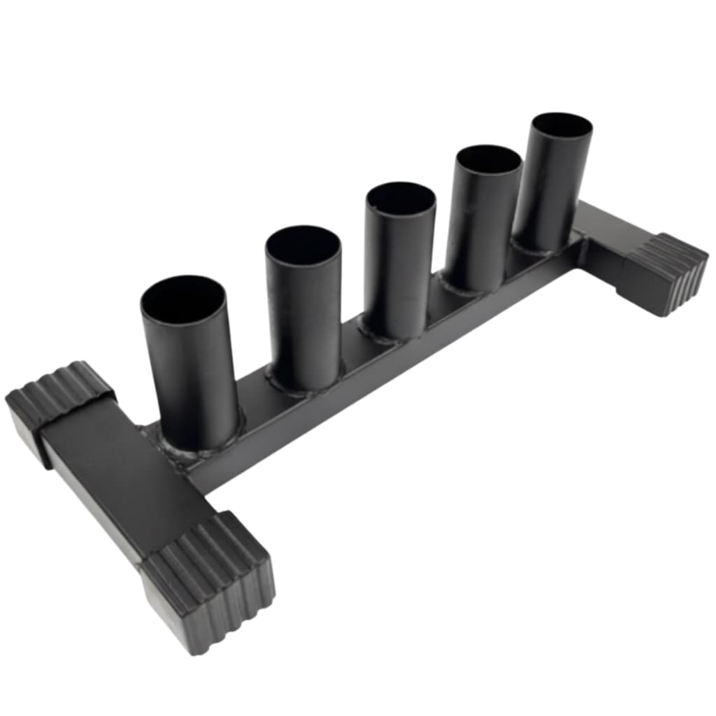 Fogueteiro Preto 5 Barras Academia Casa -Crossfit Reforçado Ideal para Armazenar Ambiente de treino.
