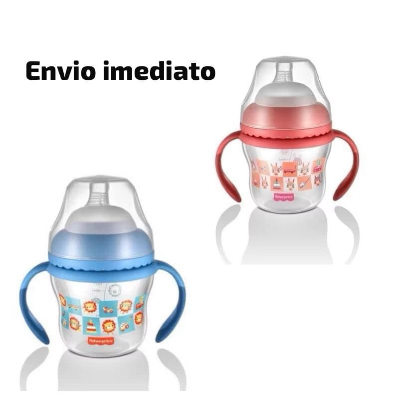 Copo de Transição FISHER PRICE + Bico Extra + Alça Removível