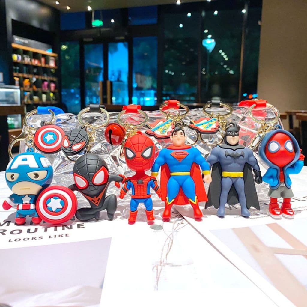 Chaveiro 3D Super Heróis Marvel e DC – Coleção Premium
