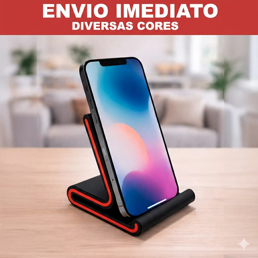 Suporte Celular De Mesa Universal - Várias Cores