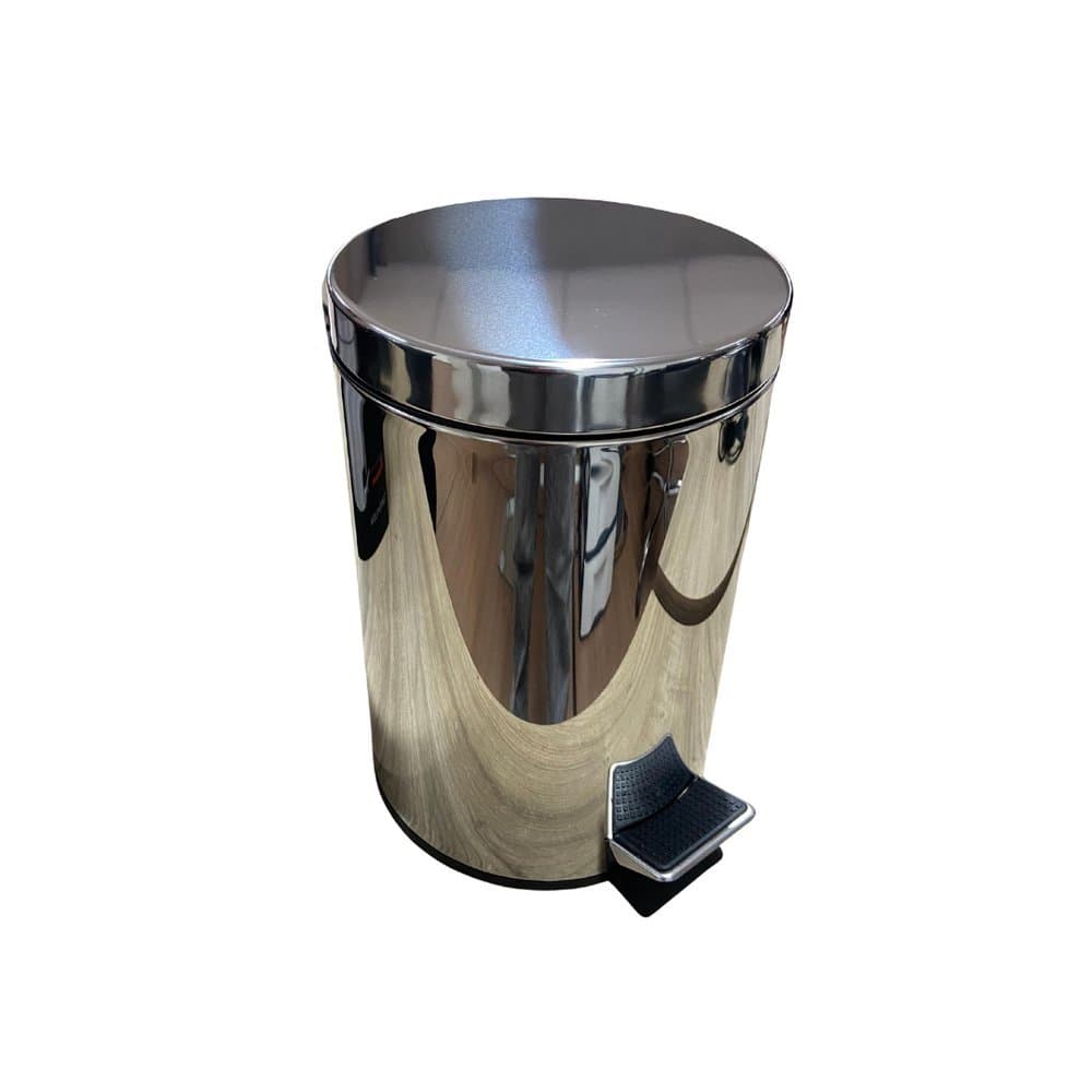 Kit 3 Lixeiras Inox 3L com Pedal e Balde Interno Removível | Ideal para Banheiro e Cozinha