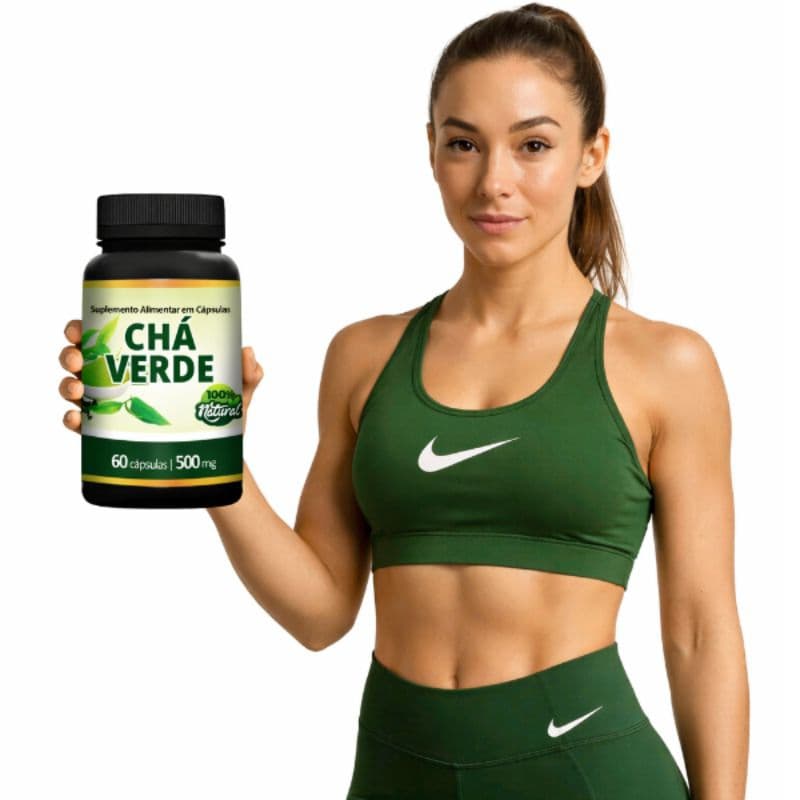 Chá Verde 60 cápsulas- 500mg