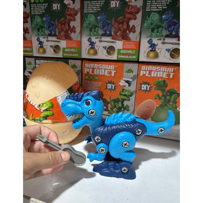 Ovo de Dinossauro com Dinossauro Surpresa de Montar