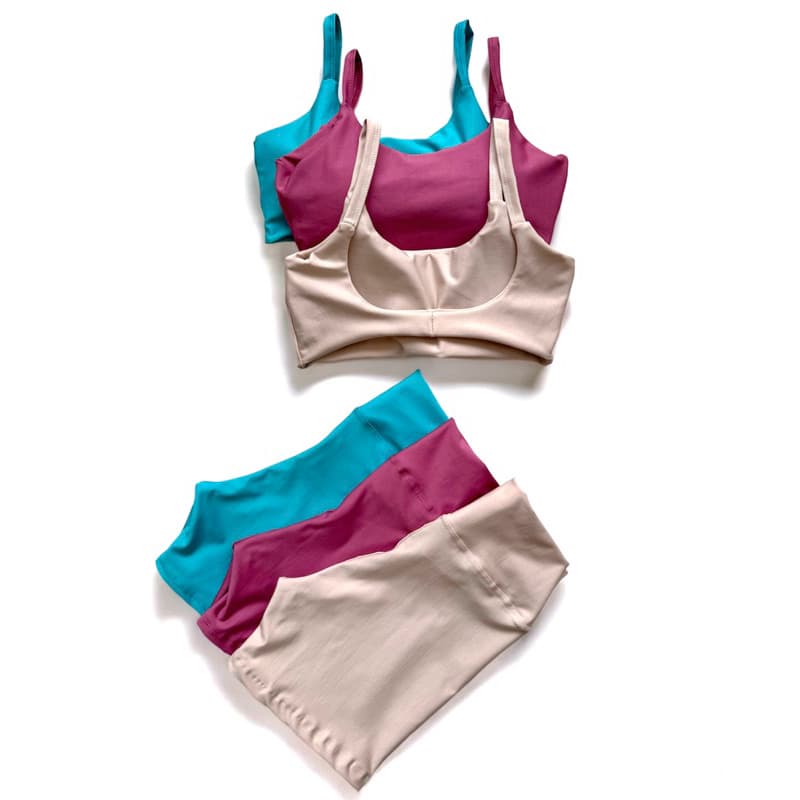 Conjunto Fitness Glass Costa Nua