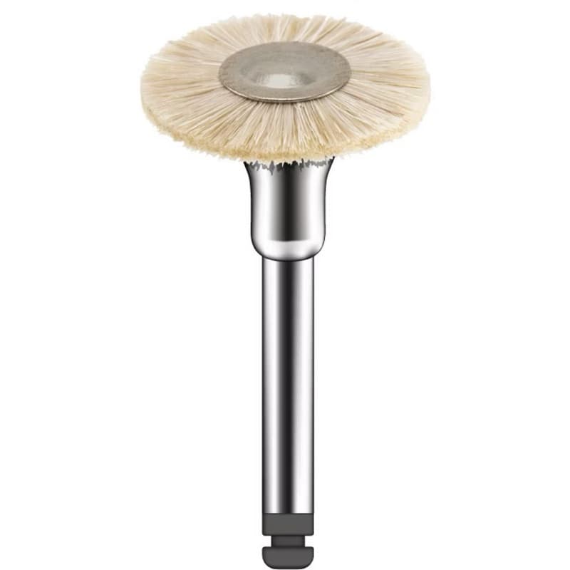kit com 5 unidades Escova de Pelo de Cabra Roda CA - SIMILAR a American Burrs