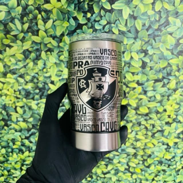 COPO TÉRMICO Porta Long Neck Personalizado VASCO Gravação 360° graus
