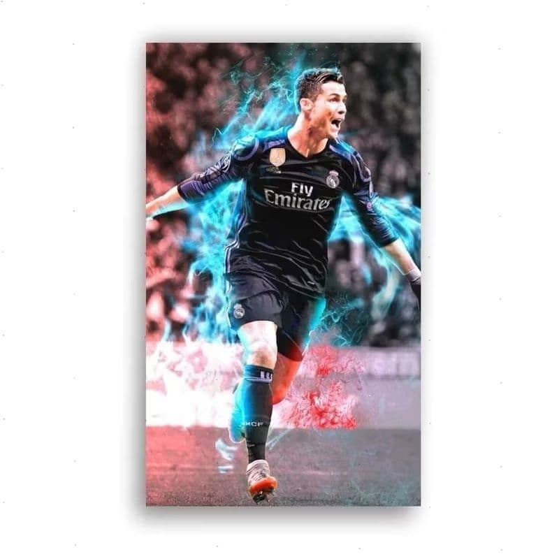 Capa Adesiva Personalizada SPFC / Cristiano Ronaldo CR7 - 21x30