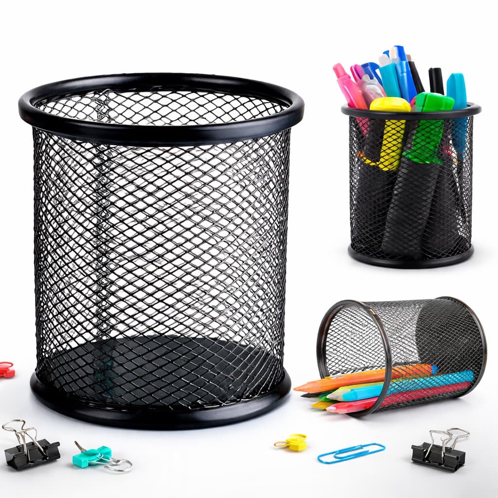 Porta Caneta Organizador De Mesa Porta Treco Aramado Porta Lápis Caneta Objetos