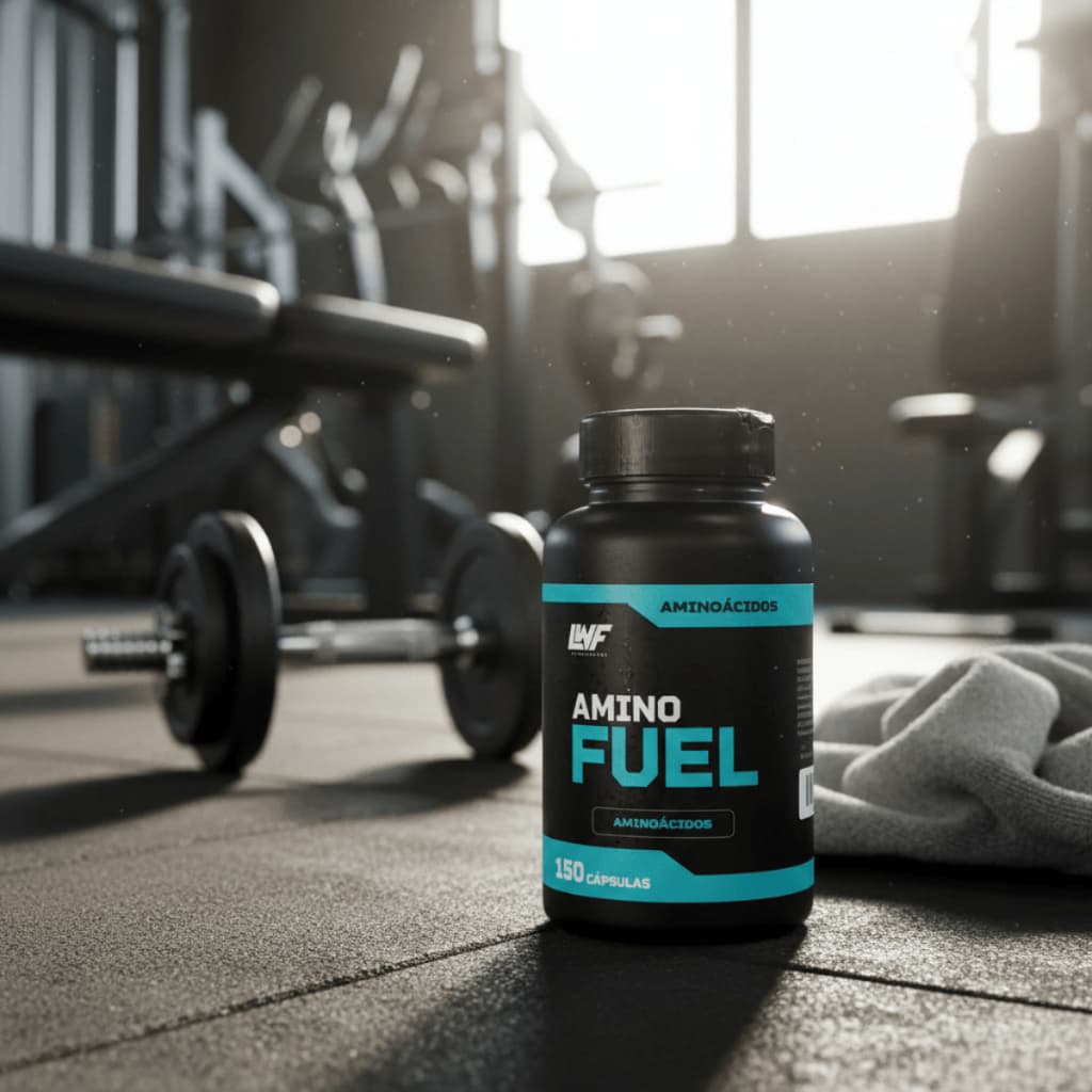 Amino Fuel para Crescimento Muscular Recuperação Pós Treino e Ganho de Energia 150 Cápsulas