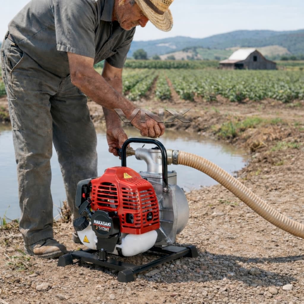 Bomba D'Agua a Gasolina 3.0 Hp Portátil Irrigação 60cc Qualidade