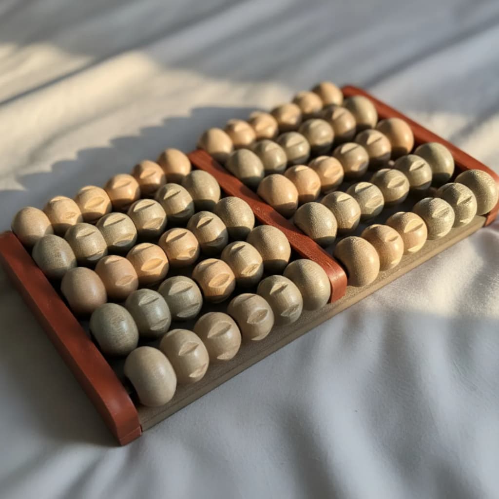 Massageador De Pé Para 2 Pés Ortopédico Fascite Plantar Relaxante Muscular Recupera De Tensão