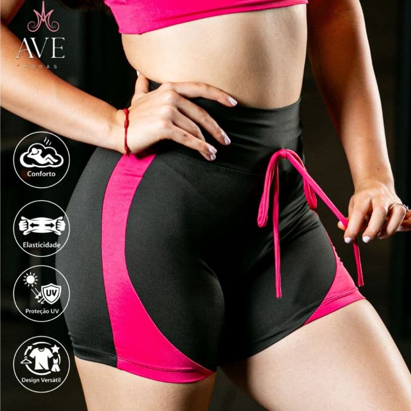 Shorts Listra Fitness Feminino Suplex Academia